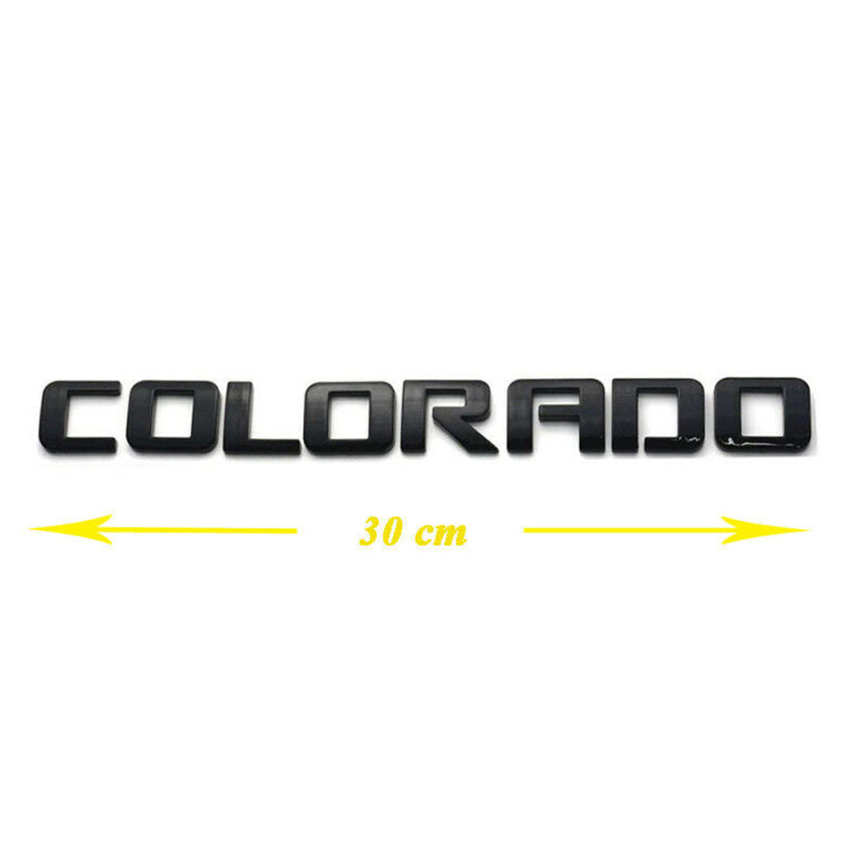 Chevrolet Colorado Emblem Letter Badge Black
