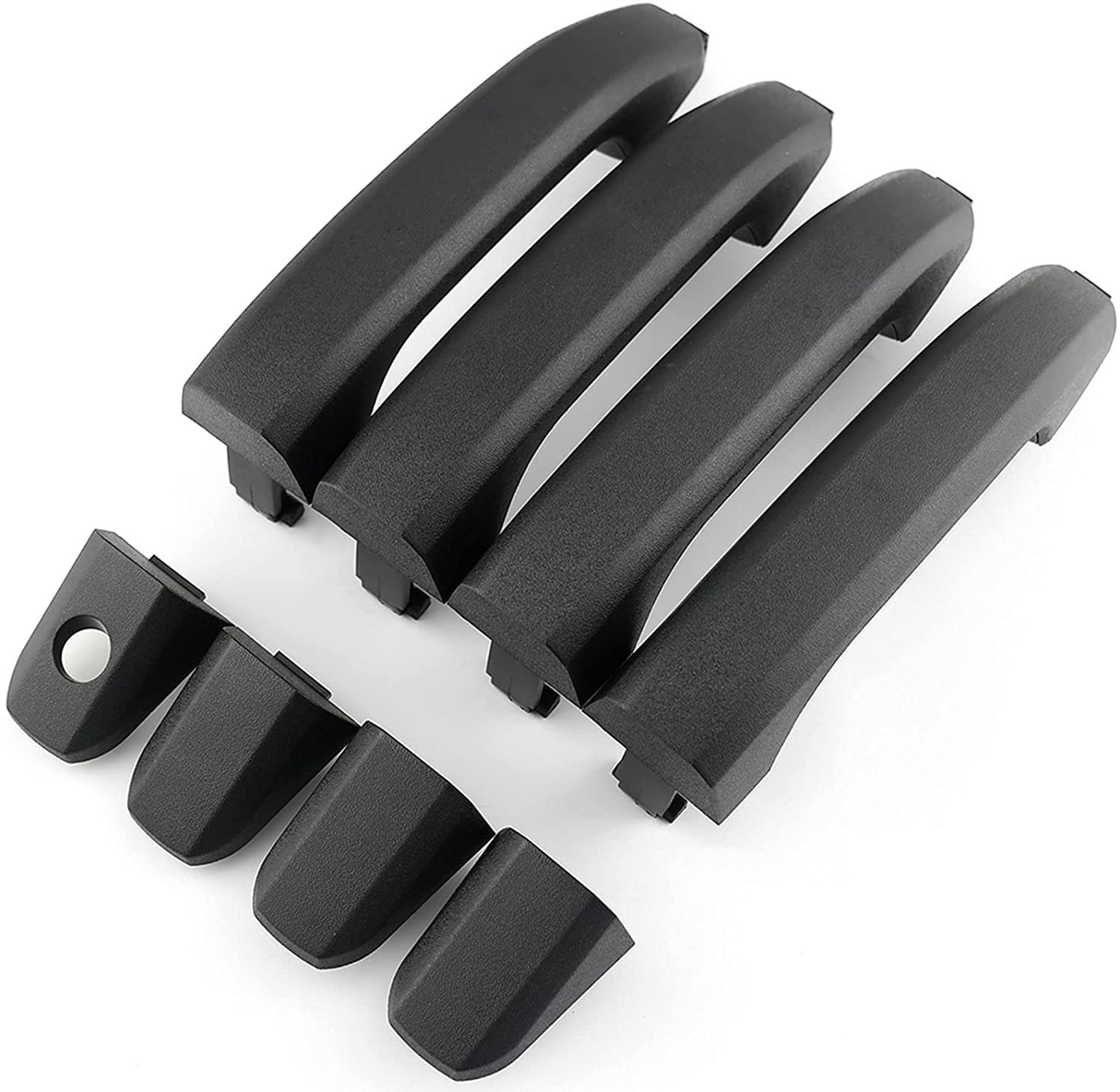 Black Exterior Door Handles for Chevy Silverado GMC Sierra Yukon