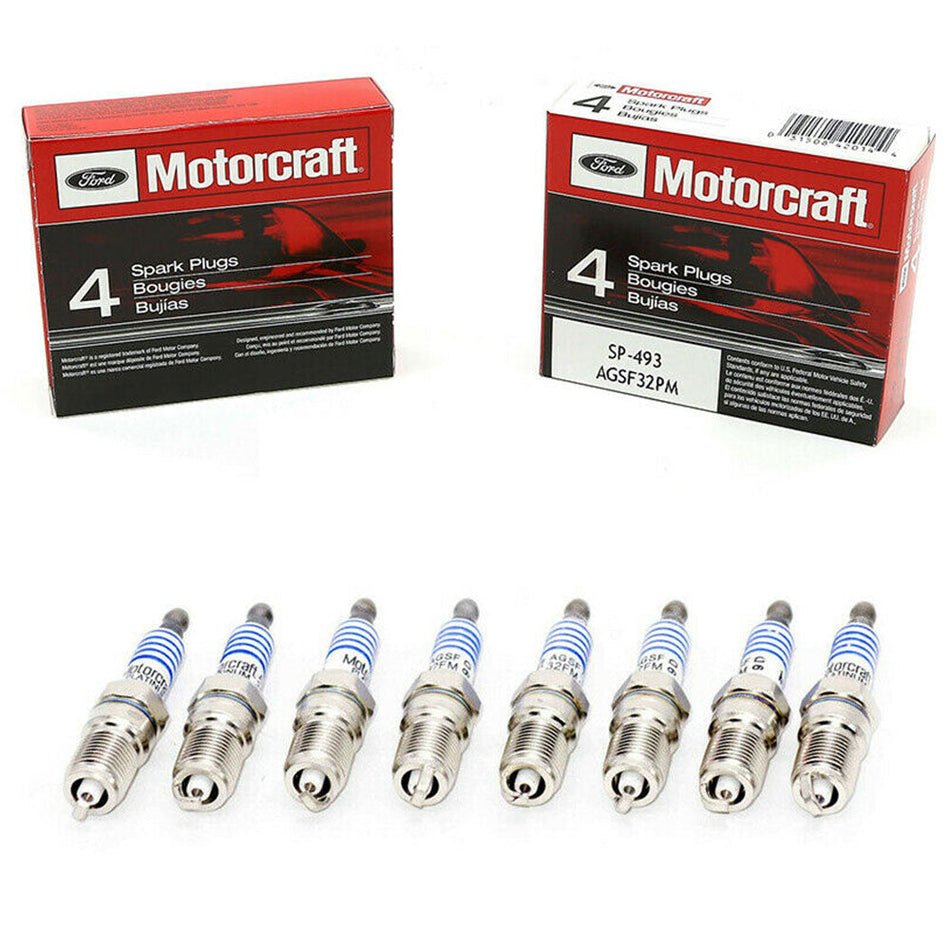 Platinum Spark Plugs Set SP-493 AGSF32PM for Ford 4.6L 5.4L V8 Engines