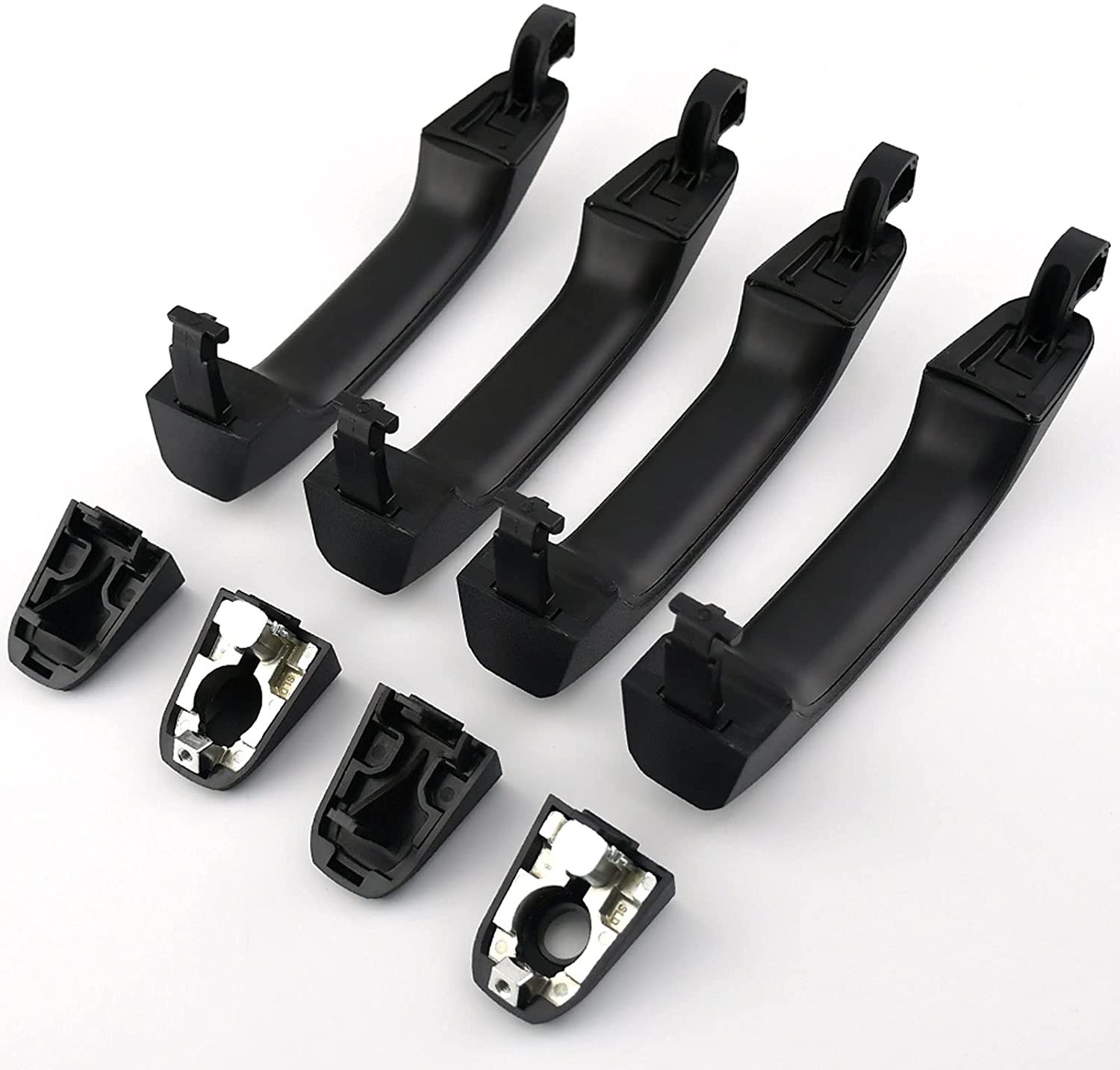 Black Exterior Door Handles for Chevy Silverado GMC Sierra Yukon