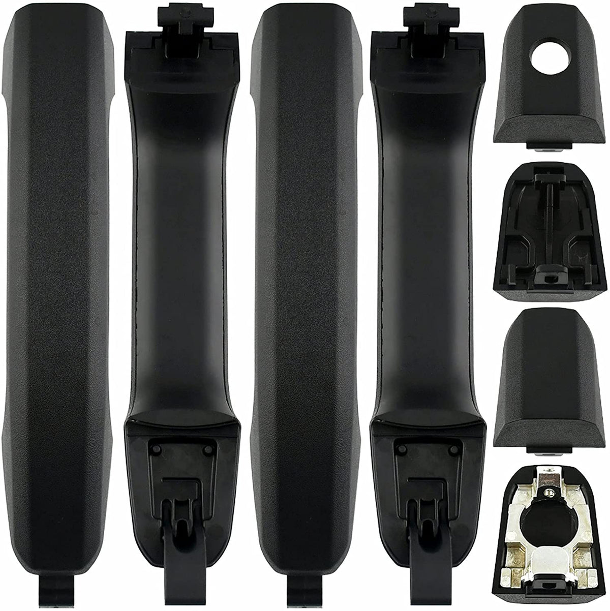 Black Exterior Door Handles for Chevy Silverado GMC Sierra Yukon