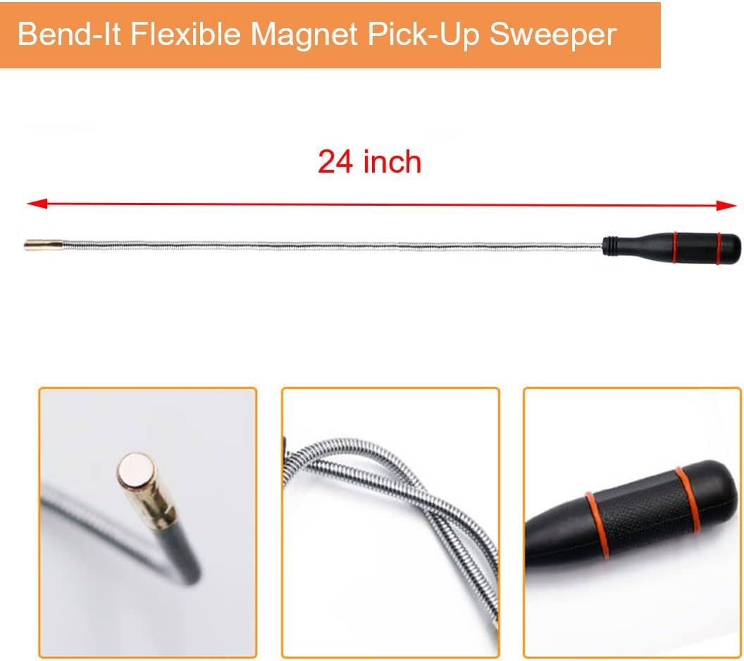 3-Pack Telescoping Magnetic Pickup Tools Set with Strong Magnet