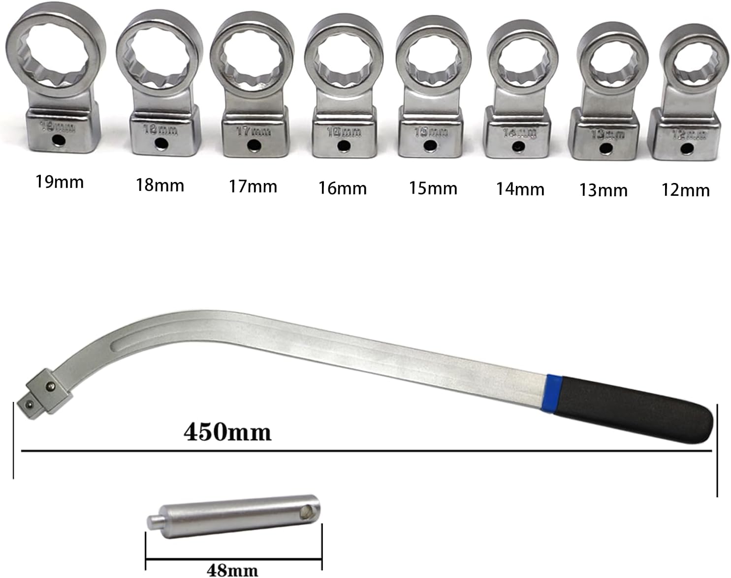 15-Piece Professional Belt Tensioner Tool Kit for Serpentine and Timing Belts
