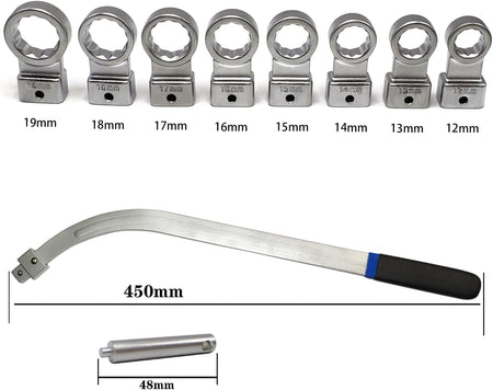 15-Piece Professional Belt Tensioner Tool Kit for Serpentine and Timing Belts