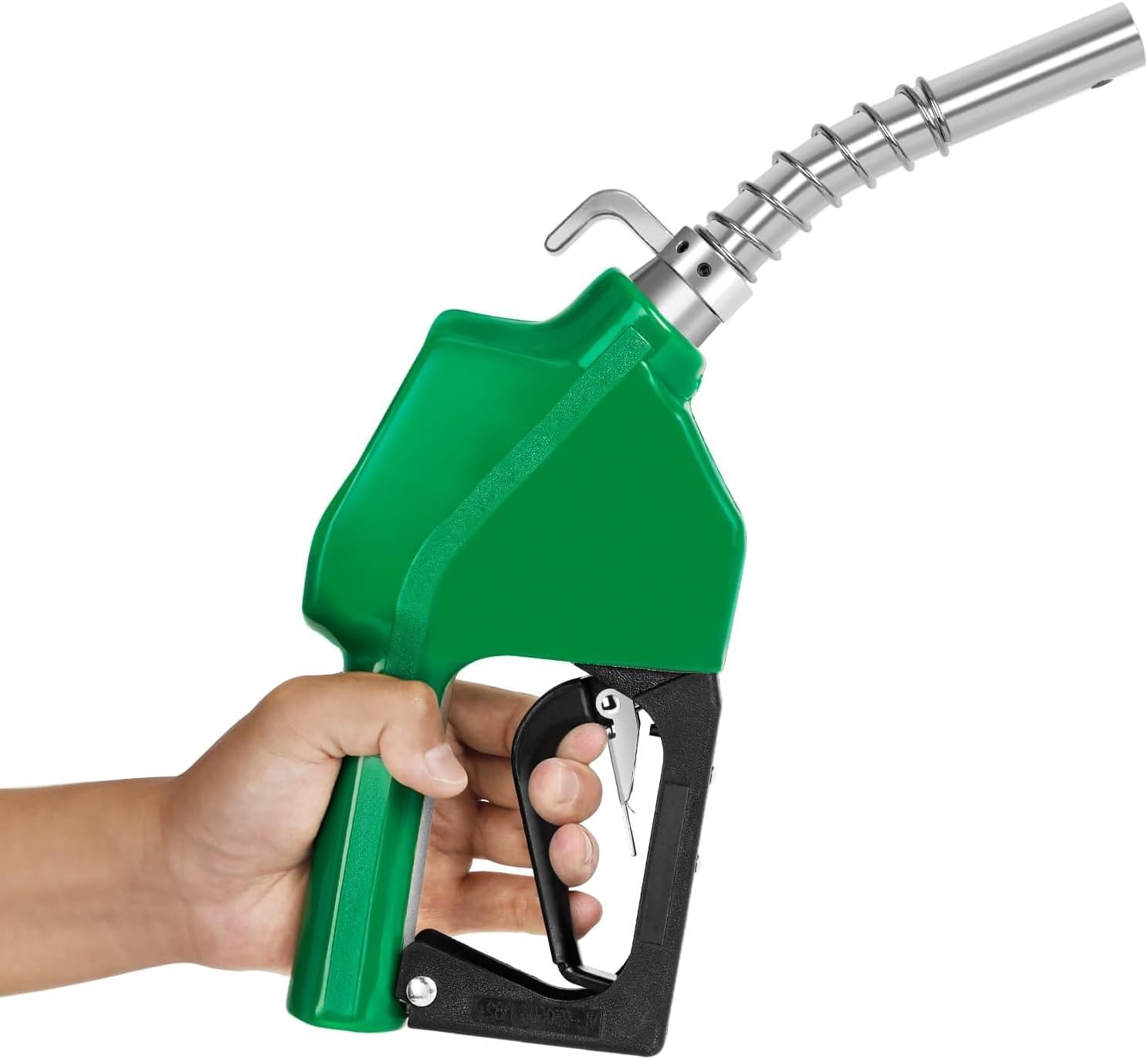 3/4" Auto Shut-Off Fuel Nozzle - 16 GPM Flow, 3-Speed Lock for Gas/Diesel