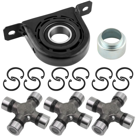 Driveshaft center support bearing with U joint for Nissan Titan 2007–2015