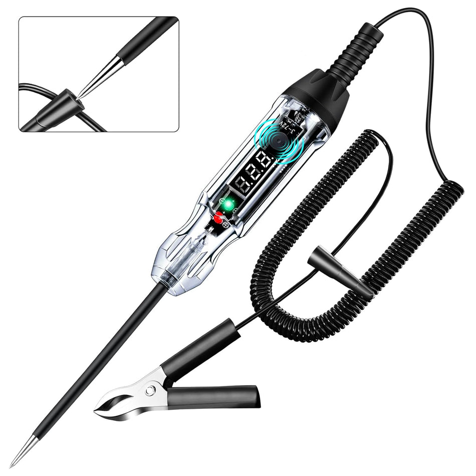 3-72V DC Circuit Tester with LED Display for Trailer Brakes