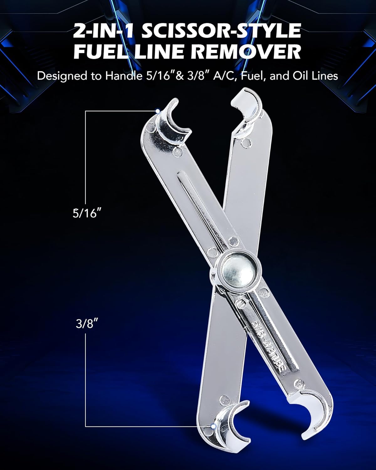 25-Piece Quick Disconnect Tool Set for Fuel, A/C & Transmission Lines