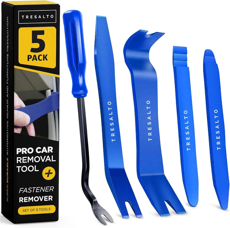 Auto Trim Removal Tool Kit - 5-Piece No Scratch Set for Car Panels