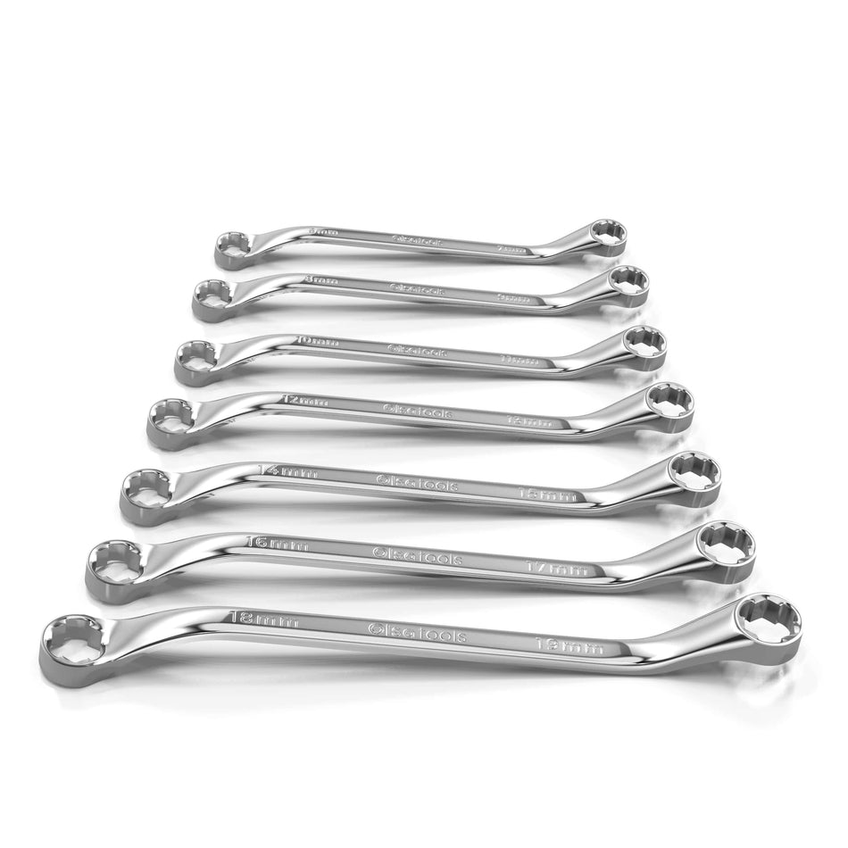 7-piece metric offset bolt extractor wrench set