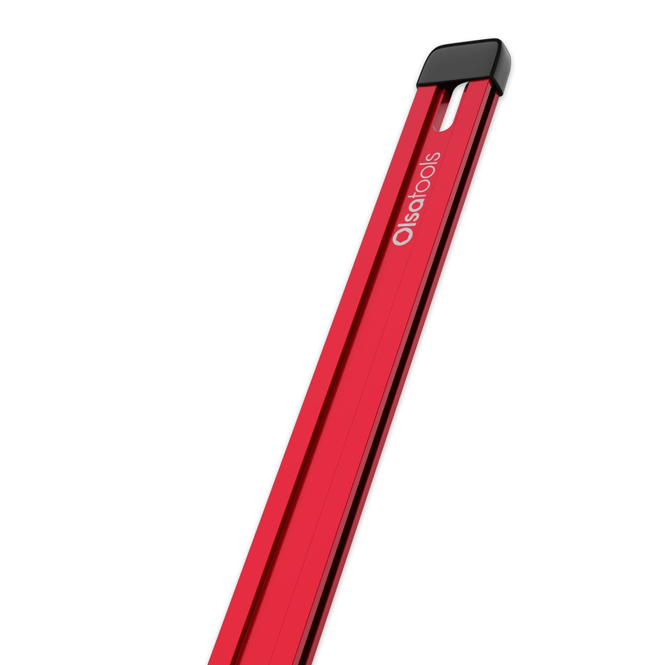 Customizable Aluminum Socket Rail 17" with Rubber Endcaps for Tool Storage
