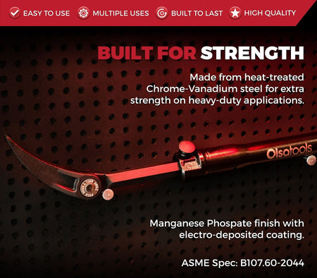 Extendable pry bar with adjustable length and pivoting head