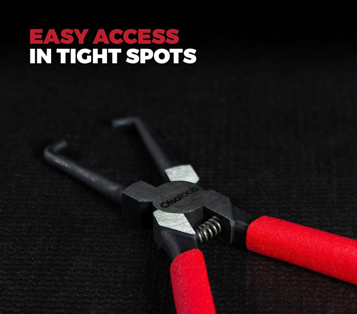 Automotive electrical connector removal pliers with dual-hook design