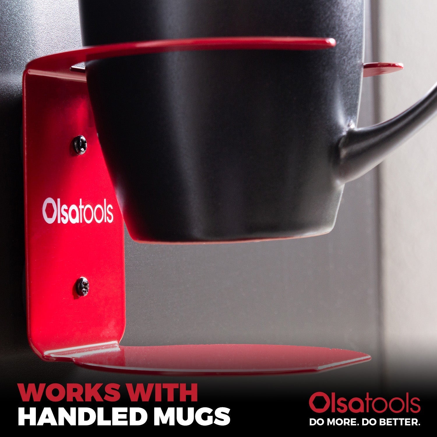 Magnetic Cup & Mug Holder with Strong Grip for Easy Installation