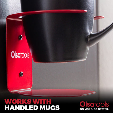 Magnetic Cup & Mug Holder with Strong Grip for Easy Installation