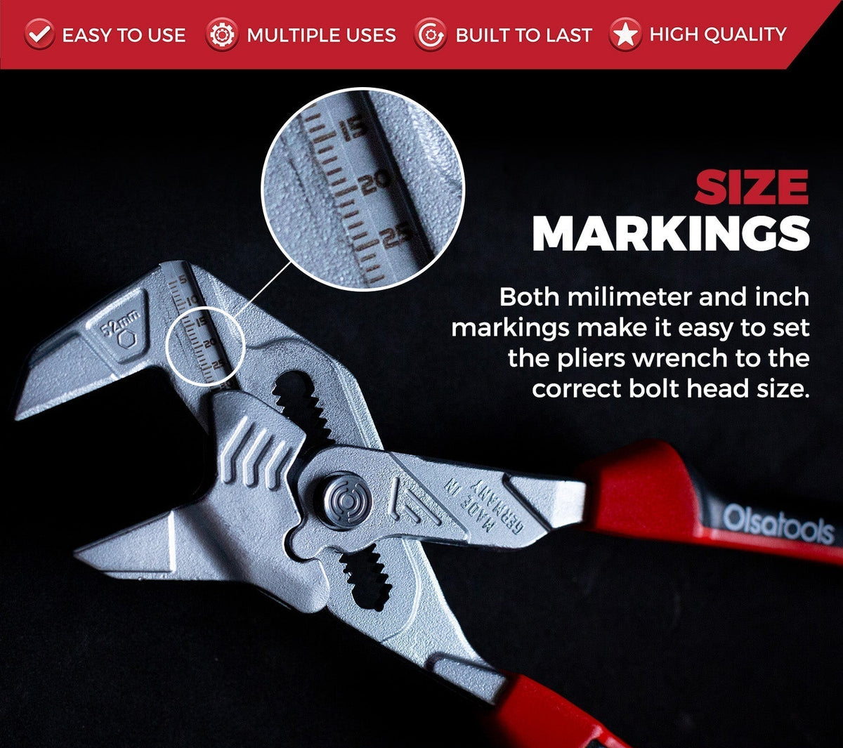 10-inch adjustable pliers wrench with smooth non-marring jaws