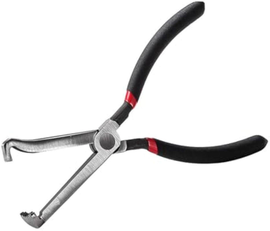 Automotive electrical connector removal pliers with alloy steel jaws